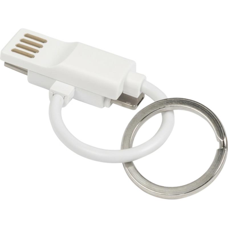 Image of ABS USB cable on key ring