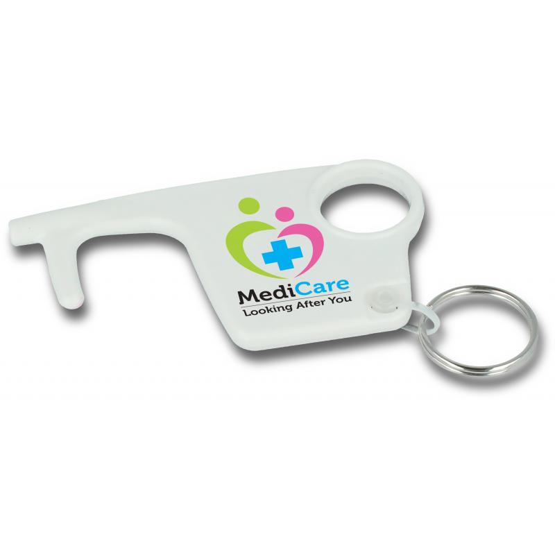 Image of 100% Recycled Hygiene Hook Keyring